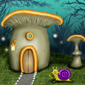 Рисунки: гриб-дом